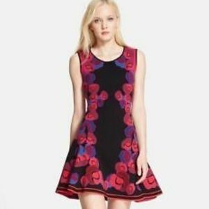 Diane von Furstenberg Rose Gate Cerise Dress Small